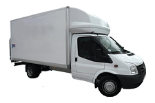 Car Hire Farnborough - Ford Luton 3.5 ton Tail Box Lift Truck - Truck hire Farnborough