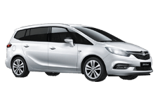 Car Hire Farnborough - Vauxhall Zafira 5 + 2 - Minibus hire Farnborough
